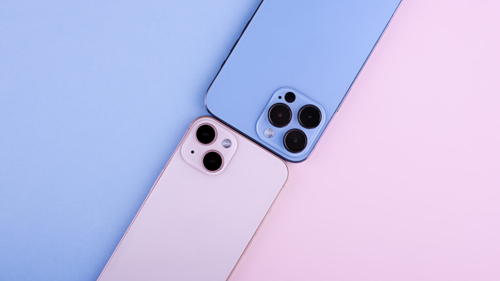elegant smartphone composition