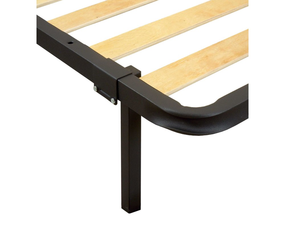 Somiera pat Milano 180×200 cm, 13 lamele lemn, cadru metal, cu picioare 30 cm 2 Set4 5x30 1