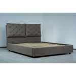 Pat tapitat Italflex material textil, Gloria, lada si somiera rabatabila, 160x200, Maro 3 Gloria Maro