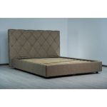 Pat tapitat Italflex Relax, piele ecologica, lada si somiera rabatabila, 160x200cm, Maro 9 Relax Maro 03